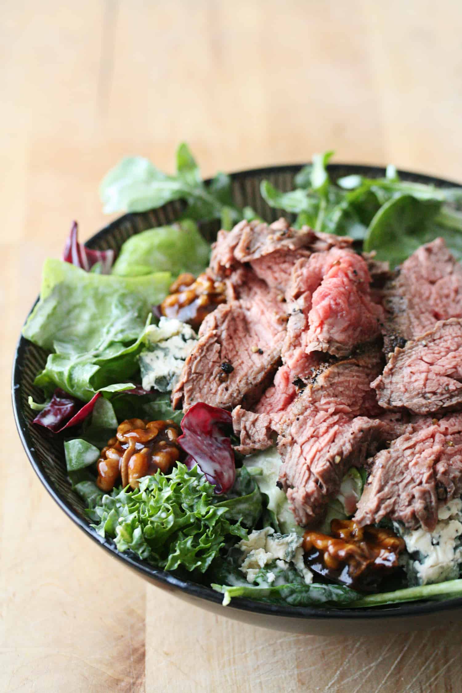Black-and-Blue Flank Steak Salad - Crumb: A Food Blog