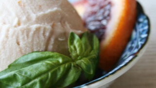 Julia s Blood Orange and Basil Ice Cream